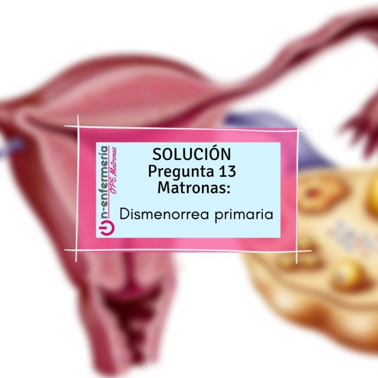 examenes oposiciones matrona dismenorrea