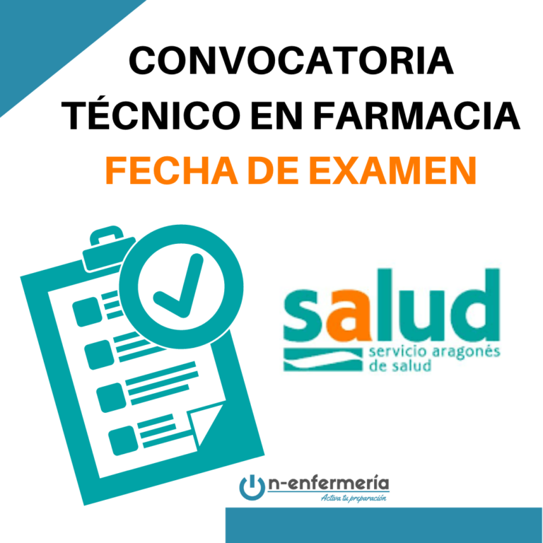 fecha examen técnico Farmacia Aragón