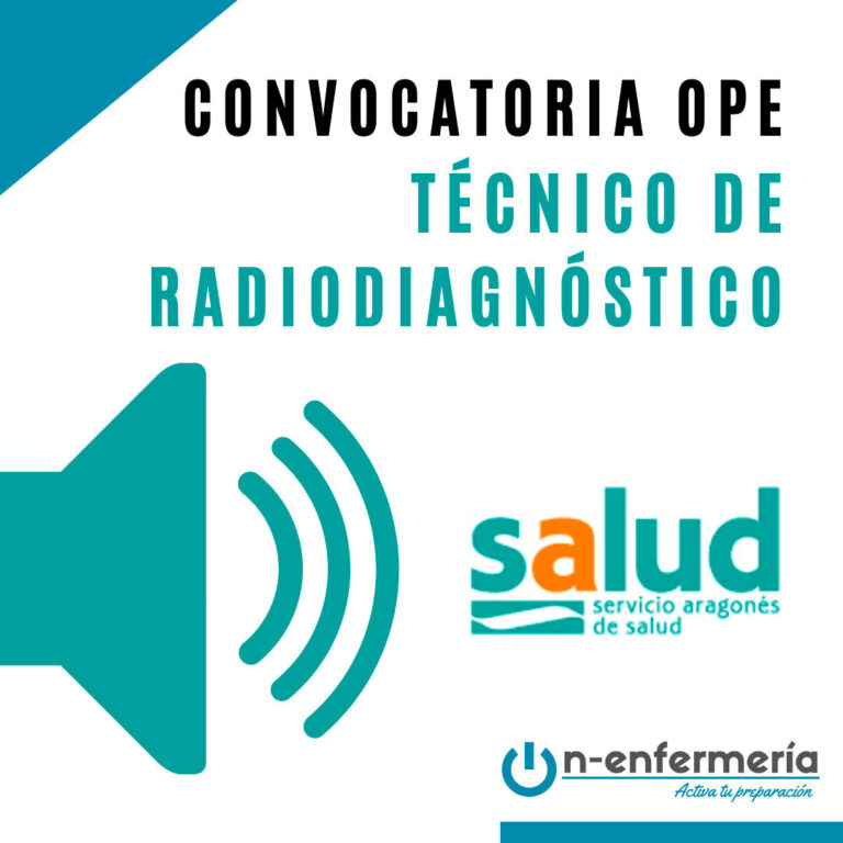 convocatoria ope técnico radiodiagnóstico aragón