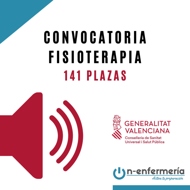 Convocatoria OPE Fisioterapia Comunidad Valenciana