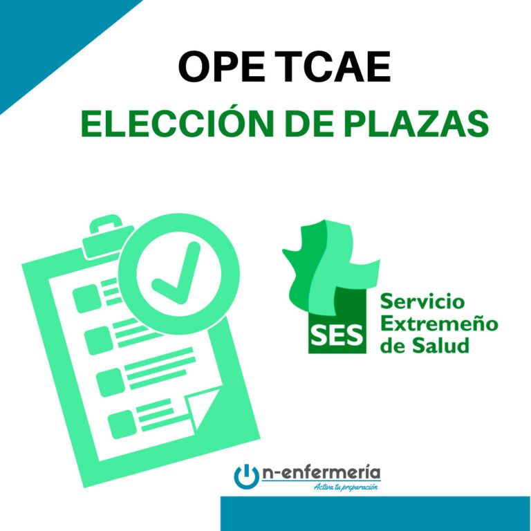 elección plaza ope tcae extremadura