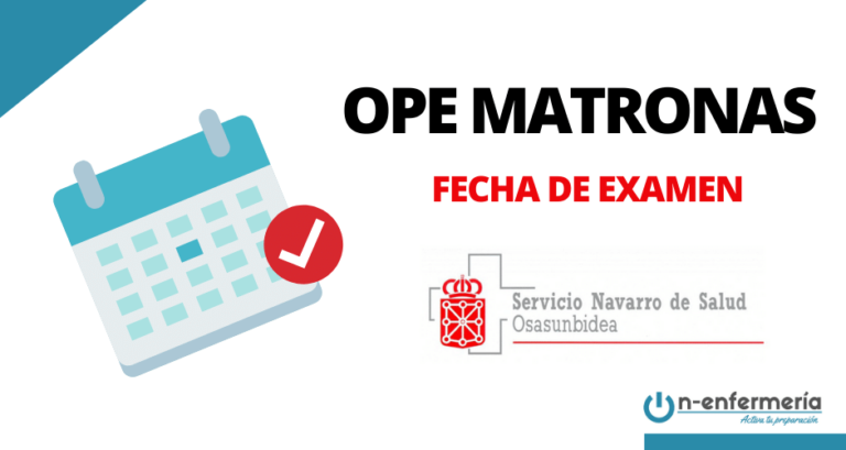 Fecha examen OPE Matronas Navarra: 26 de junio