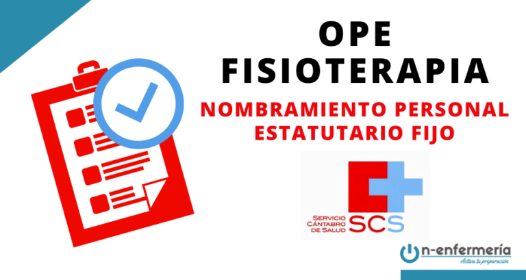 OPE FISIOTERAPIA CANTABRIA