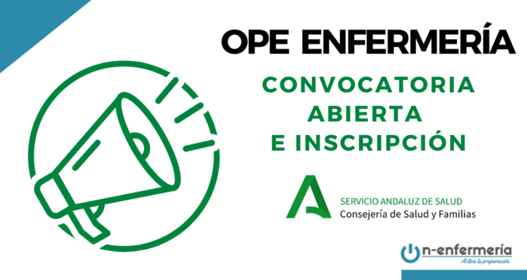 convocatoria ope enfermería andalucía