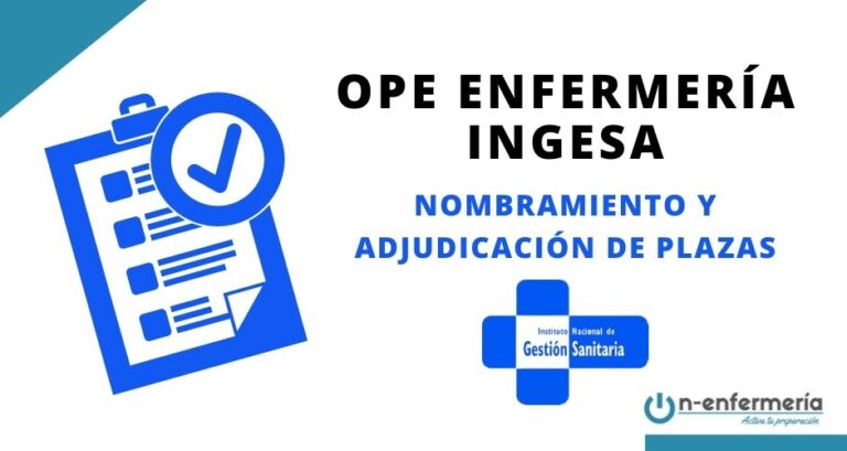 enfermería INGESA nombramientos