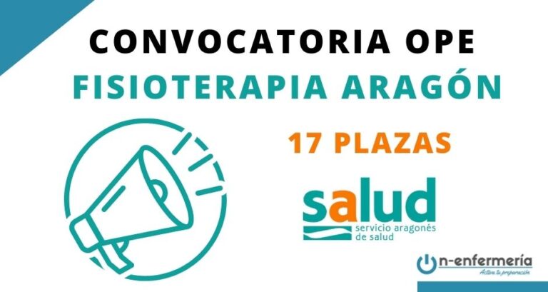 convocatoria fisioterapia Aragón