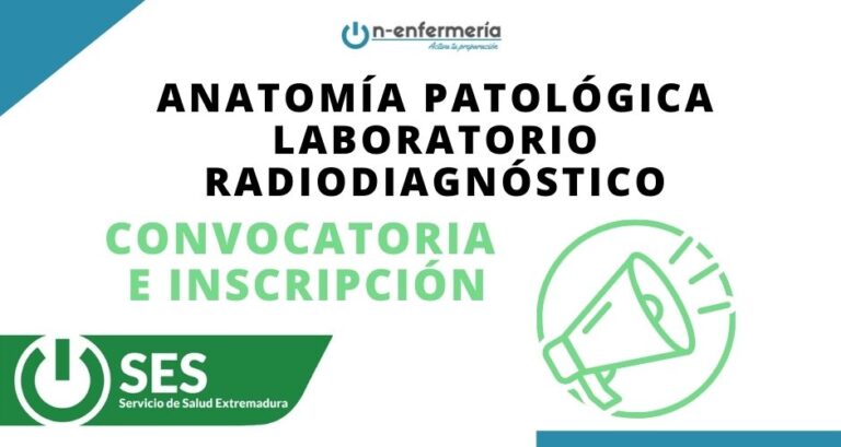 ¡Convocatoria Técnicos Extremadura! Anatomía Patológica, Laboratorio y Radiodiagnóstico