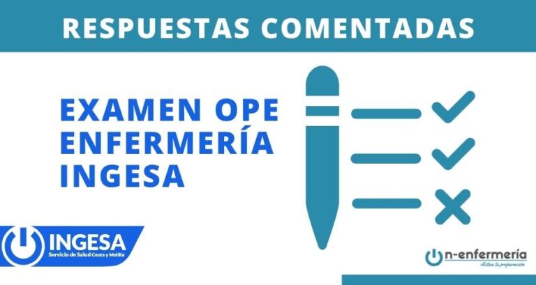 examen ope enfermería ingesa