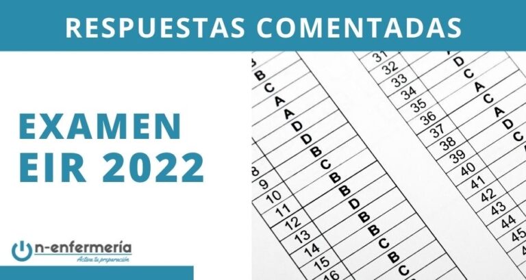 Respuestas comentadas del examen EIR 2022