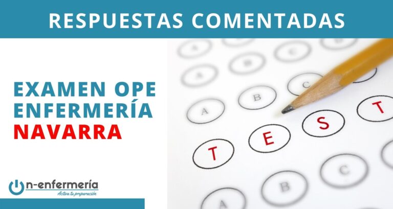 respuestas examen ope enfermería navarra