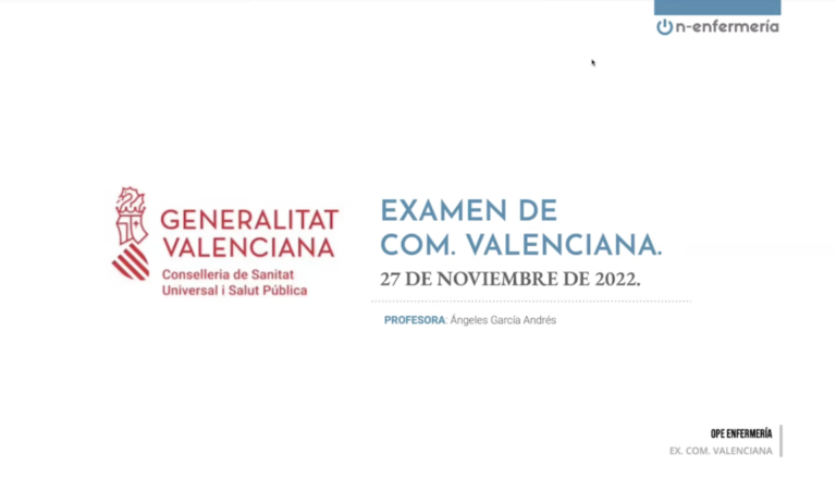 ope enfermeria comunidad valenciana