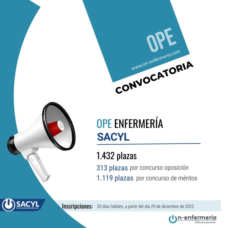 convocatoria excepcional ope enfermería SACYL