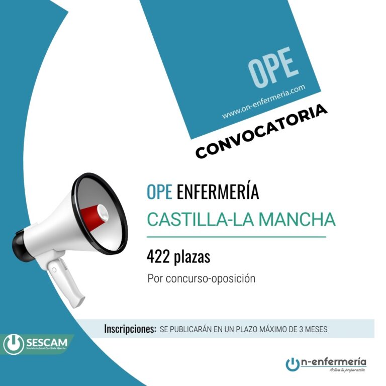 convocatoria ope enfermería SESCAM