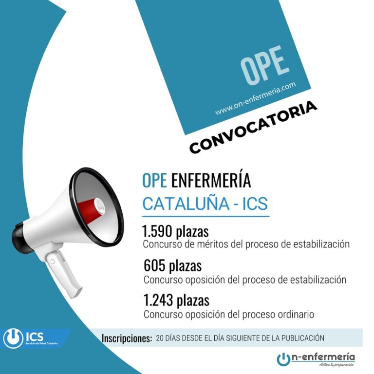 convocatoria ope enfermería cataluña