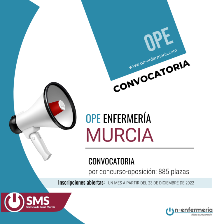 convocatoria ope enfermeria murcia