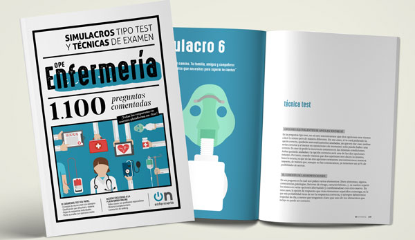 LIBRO OPE ENFERMERÍA 1.100 preguntas comentadas. 10 EXÁMENES TEST EN PAPEL Consejos de técnica test con ejemplos.Clasificación por dificultad y materia.Hojas de respuestas individuales. Ponte a prueba con ejercicios reales. ACCESO EXCLUSIVO A LA PLATAFORMA ONLINE Preguntas comentadas. Video-clases con profesores especialistas. Material complementario. Estimación de ranking