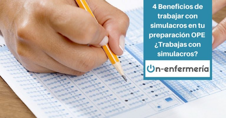 simulacros de examen ope de enfermeria