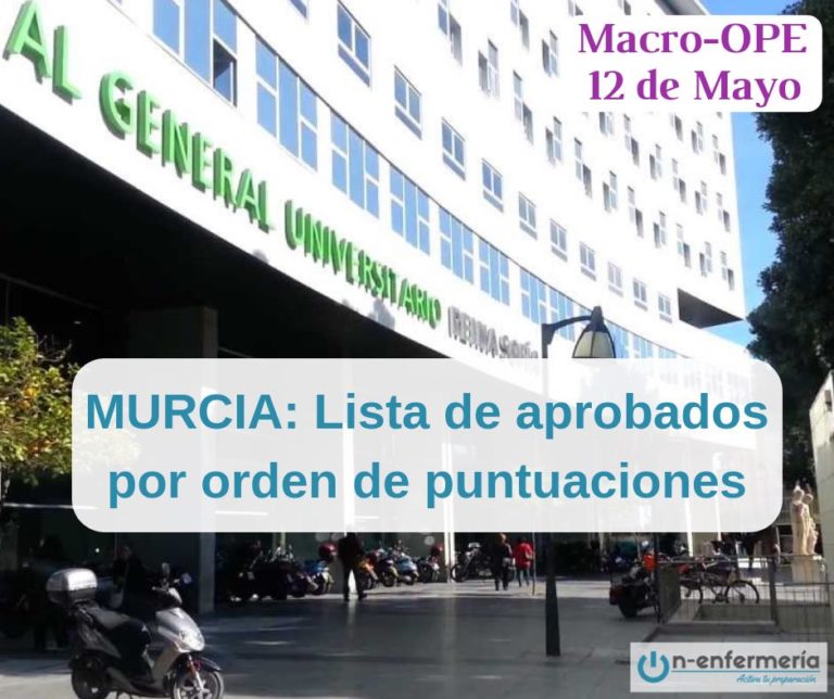 LISTA OPE ENFERMERIA MURCIA 2019