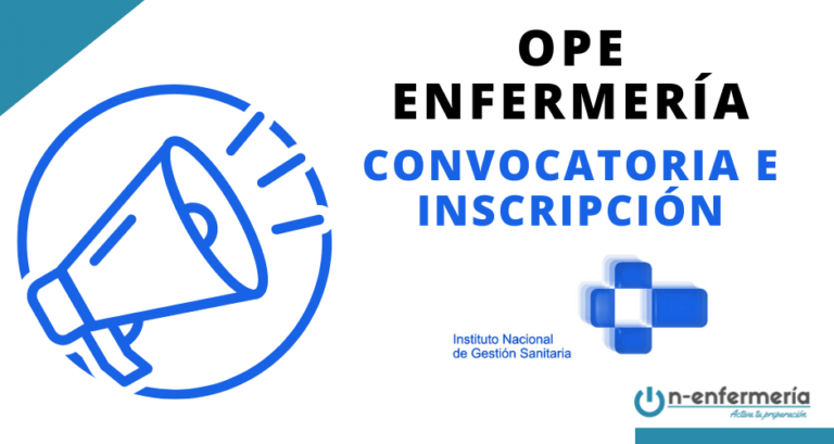 convocatoria ope enfermería ingesa