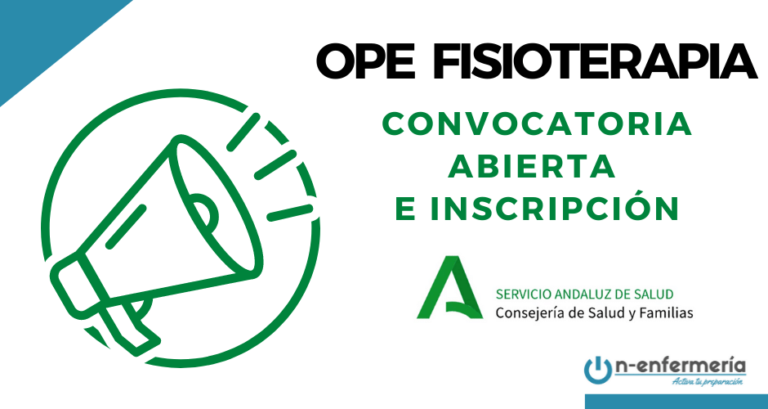 convocatoria OPE fisioterapia sas andalucía