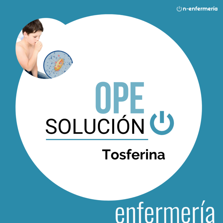 pregunta ope enfermeria tosferina