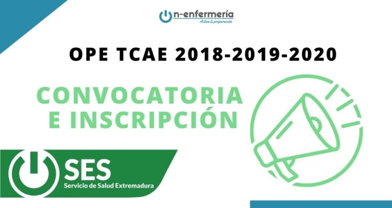 convocatoria TCAE Extremadura