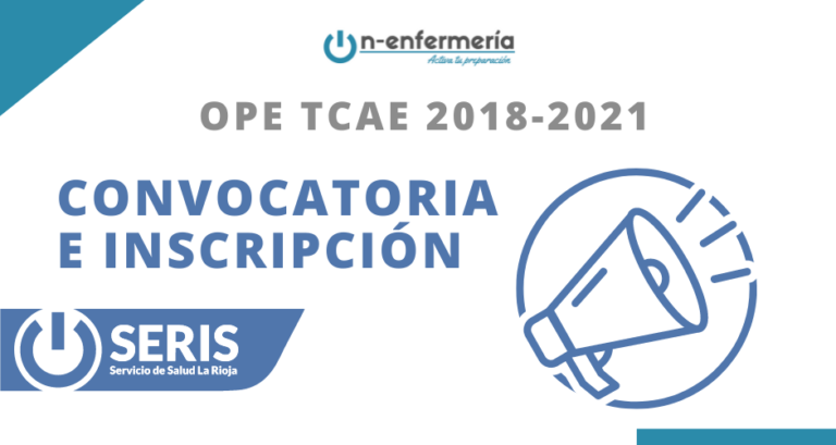 Convocatoria OPE TCAE LA RIOJA 2018-2021: inscripción abierta