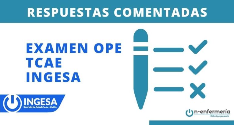 examen ope TCAE INGESA