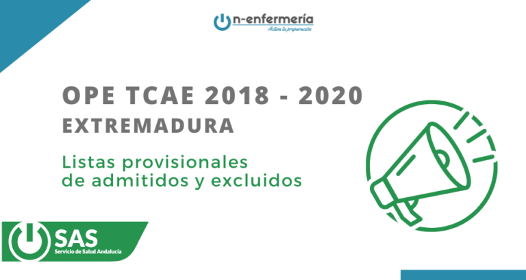 lista provisional de admitidos y excluidos Excluidos 2018-2020