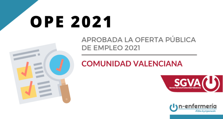 oferta pública de empleo Comundad valenciana 2021