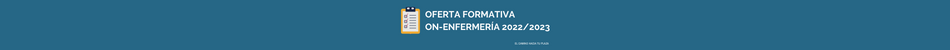 on-enfermería oferta formativa 2022-2023