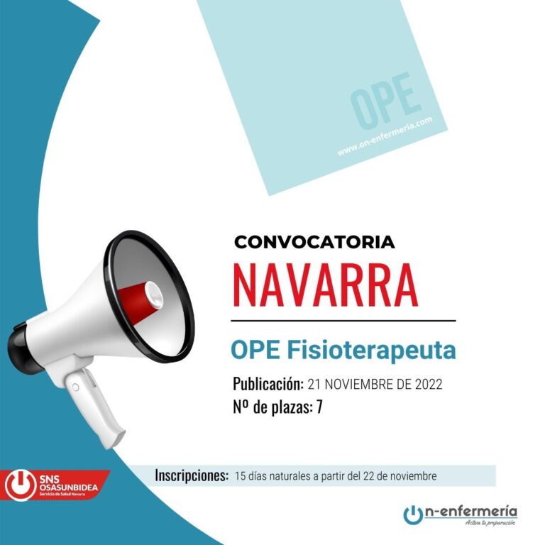 convocatoria ope fisioterapeuta navarra