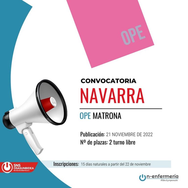 convocatoria ope matrona navarra