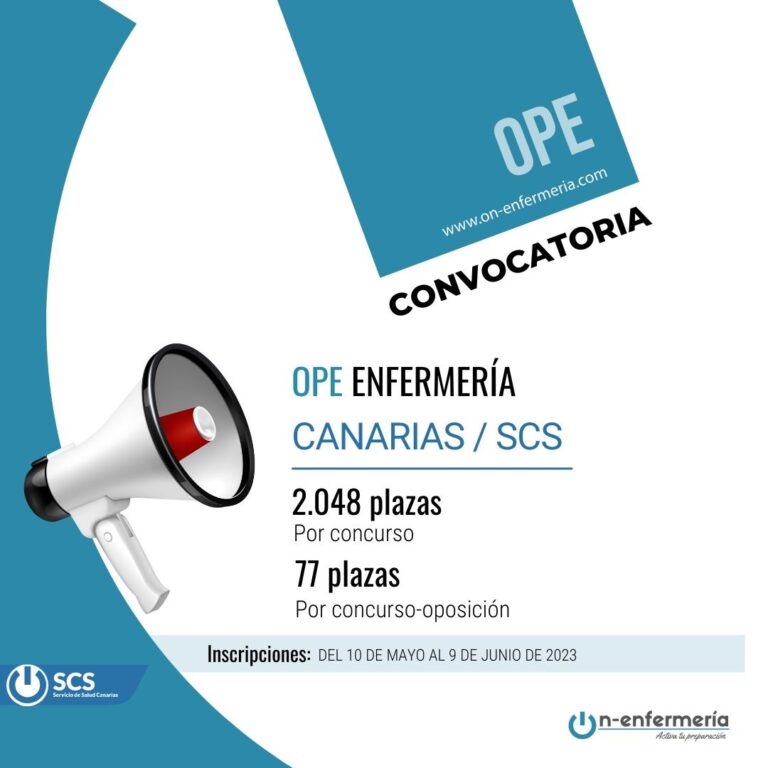 convocatoria ope enfermería canarias