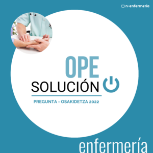 Respuesta OPE Enfermería OSAKIDETZA 2022 perfusión colateral 2022