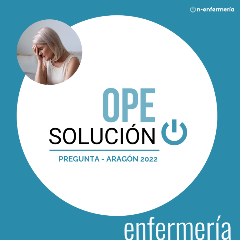 pregunta examen ope enfermeria ARAGÓN 2022 presión intracraneal