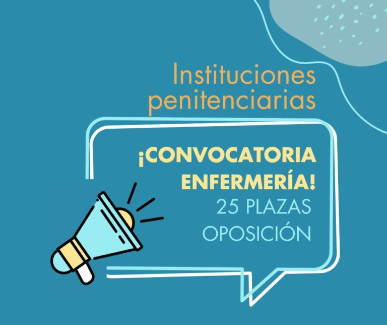 convocatoria 25 plazas enfermeros instituciones penitenciarias