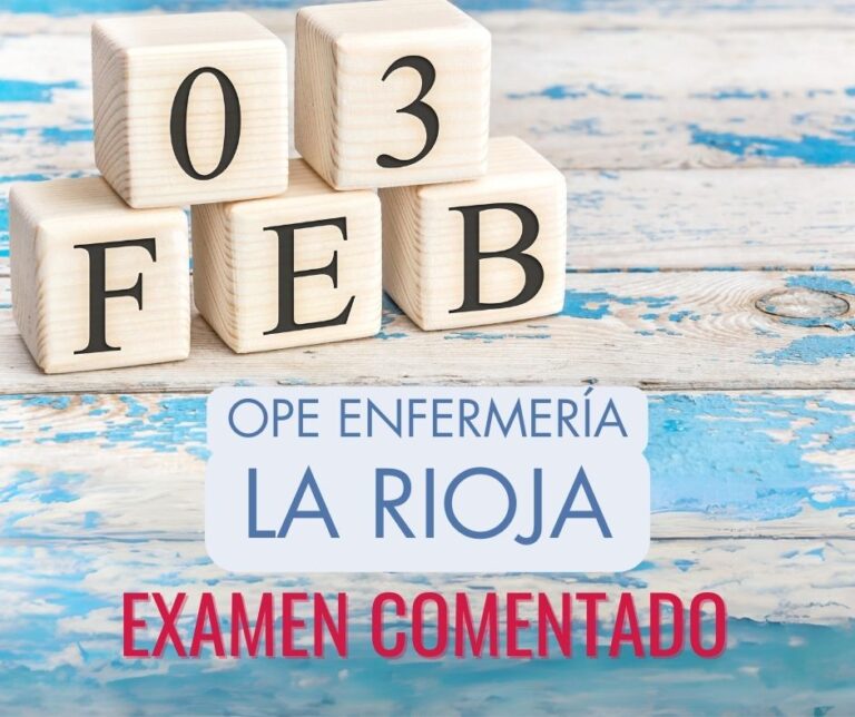 examen ope enfermería en la rioja